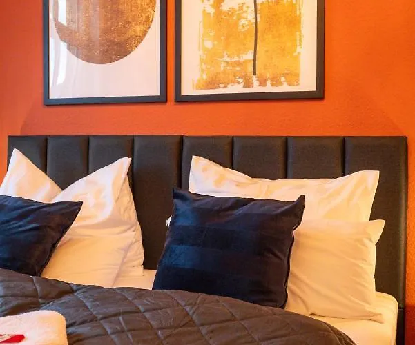 Maremar - Style Im Zentrum - Luxus Boxspringbett - Kueche - Arbeitsplatz - Highspeed Wlan * Gera