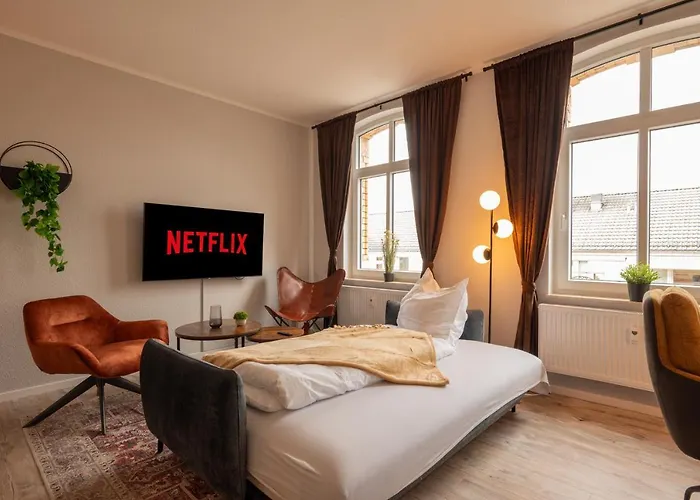 Apartment Maremar - Style Im Zentrum - Luxus Boxspringbett - Kueche - Arbeitsplatz - Highspeed Wlan